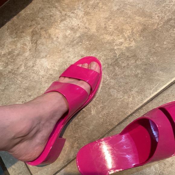 Los Angeles Apparel pvc sandal open back slides summer pool beach resort - Picture 5 of 6